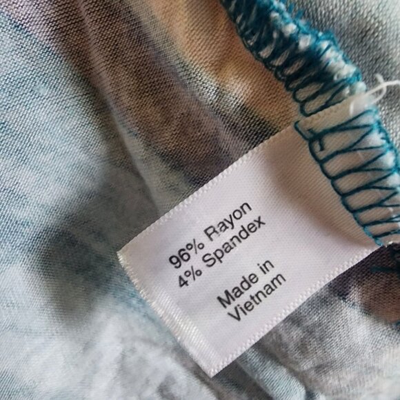 LANE BRYANT Blue Pink Striped Cold Shoulder Pullover Dress Womens Size 14/16 - Picture 5 of 7